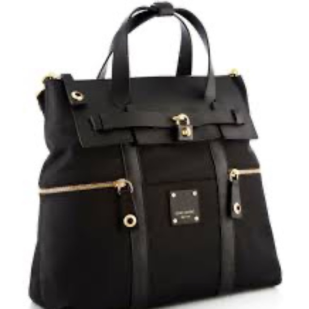 Black Henri Bendel Jetsetter Bag